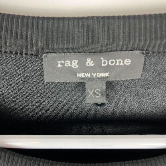 Rag & Bone Ribbed Sheer Side Panel Crewneck Tee Size XS​​​​ - Picture 3 of 5